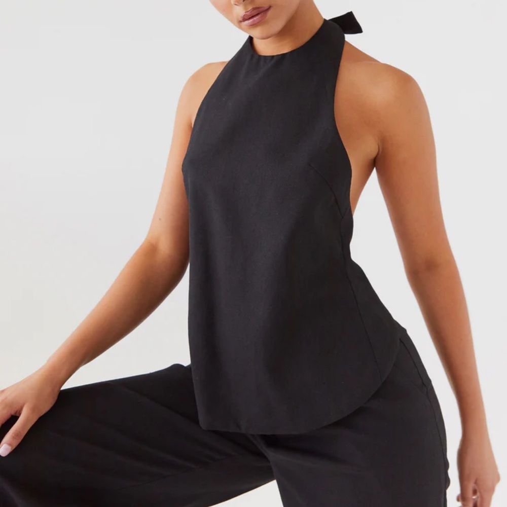Peppermayo Heatwave Linen Apron Top